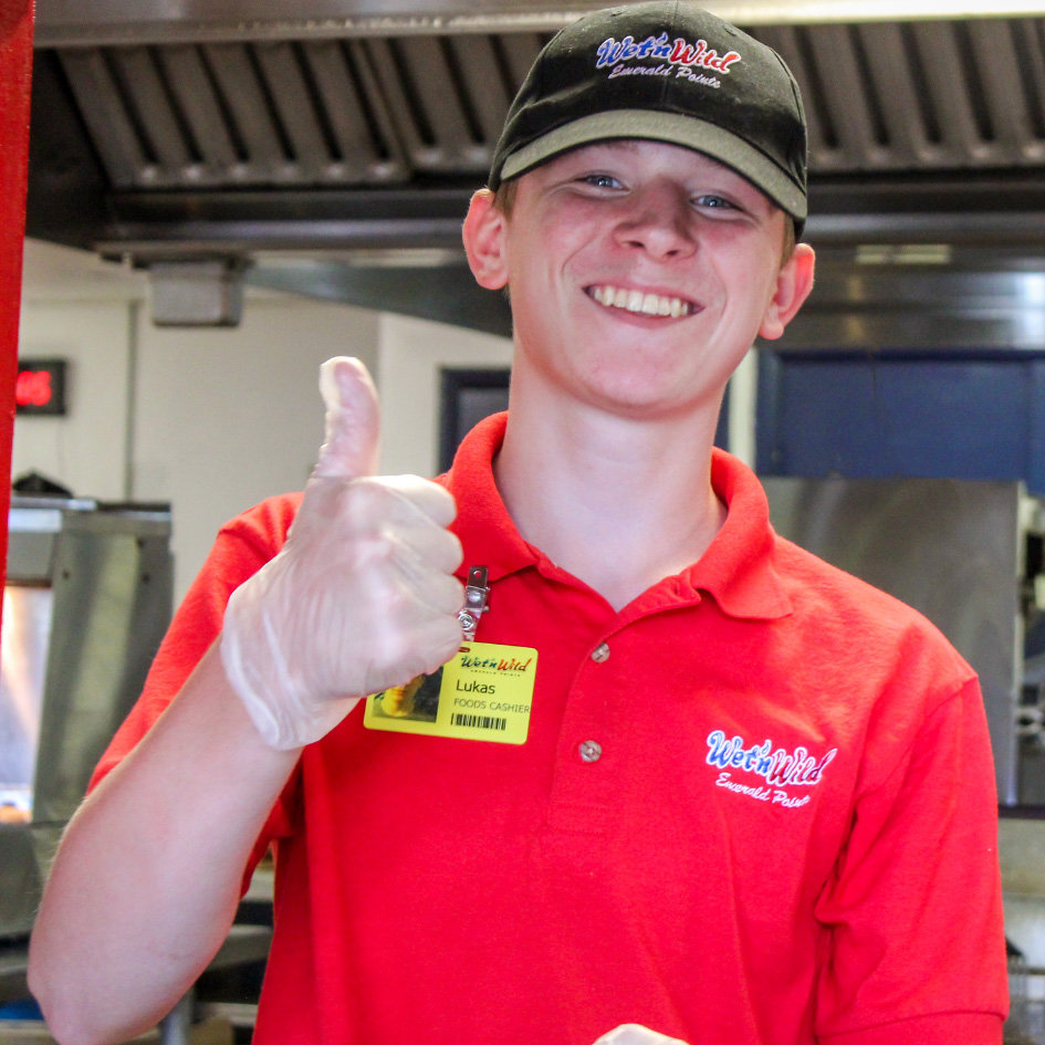 Food and Beverage employee at Wet n WIld